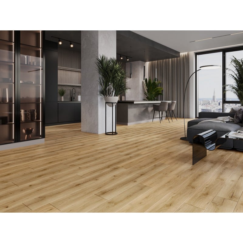 Mexen Beaver Creek panele winylowe 1227 x 187 mm LVT Dryback 2,5 mm, podkład PVC, 4 V-Fuga, Dąb - F1302-1227-187-255-4V1-01