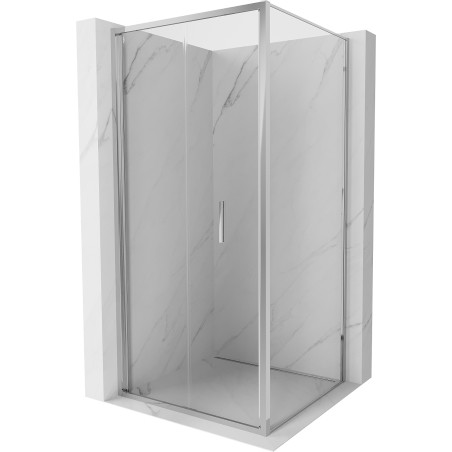Mexen Exo-F kabina prysznicowa składana 85 x 85 cm, transparent, chrom - 816-085-085-01-00