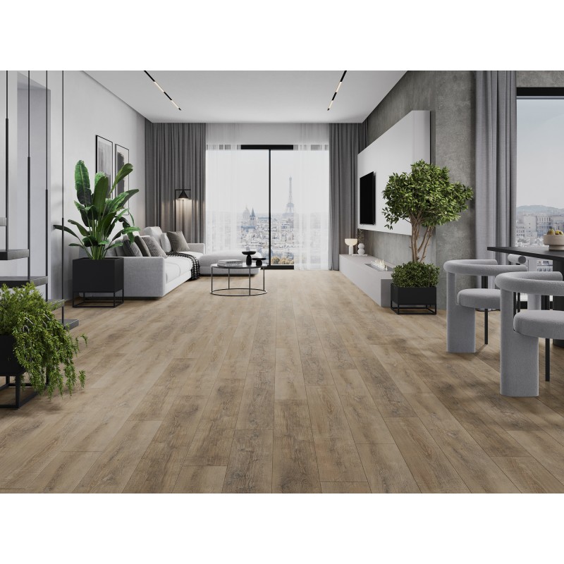 Mexen Casa Grande panele winylowe 1227 x 187 mm LVT Dryback 2,5 mm, podkład PVC, 4 V-Fuga, Dąb - F1314-1227-187-255-4V1-01