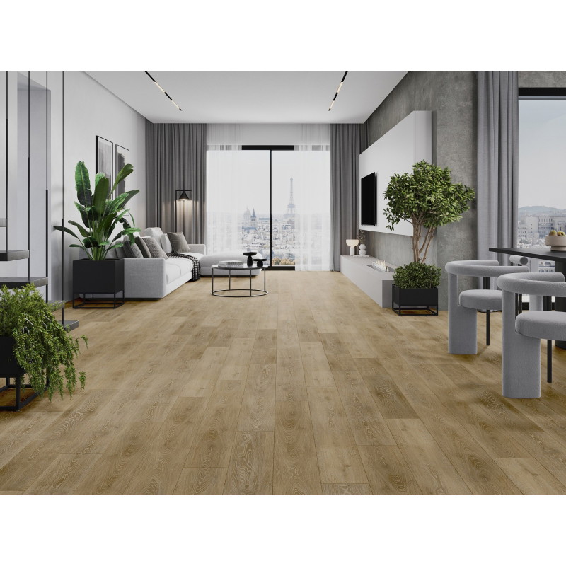 Mexen Alabama panele winylowe 1227 x 187 mm LVT Dryback 2,5 mm, podkład PVC, 4 V-Fuga, Dąb - F1319-1227-187-255-4V1-01