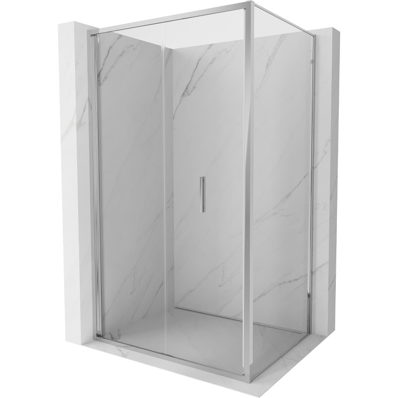 Mexen Exo-F kabina prysznicowa składana 80 x 95 cm, transparent, chrom - 816-080-095-01-00