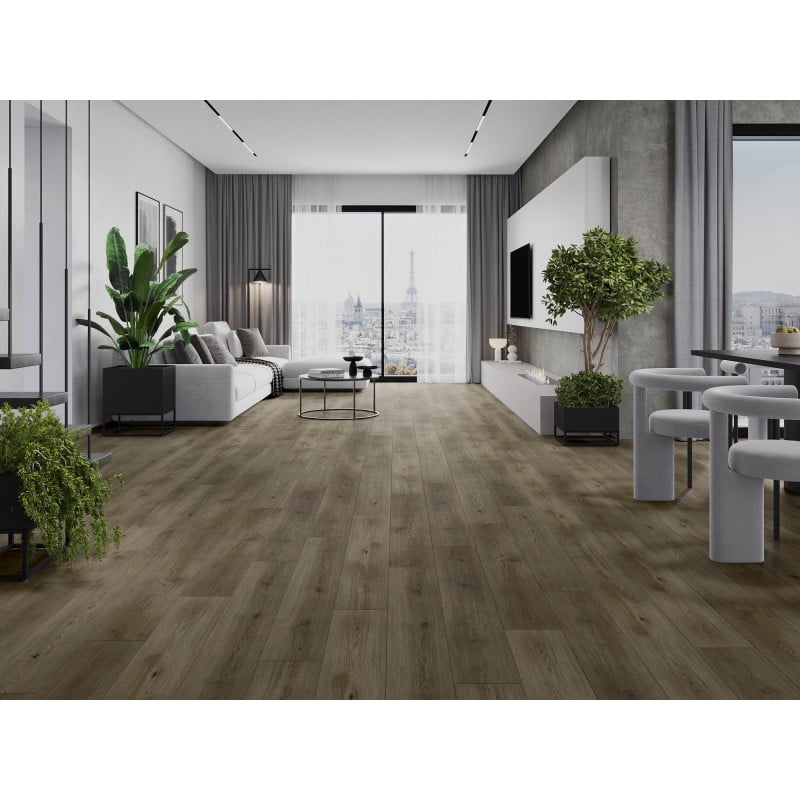 Mexen Perry panele winylowe 1227 x 187 mm LVT Dryback 2,5 mm, podkład PVC, 4 V-Fuga, Dąb - F1321-1227-187-255-4V1-01