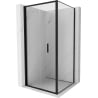 Mexen Exo kabina prysznicowa składana 70 x 70 cm, transparent, czarna - 816-070-070-70-00