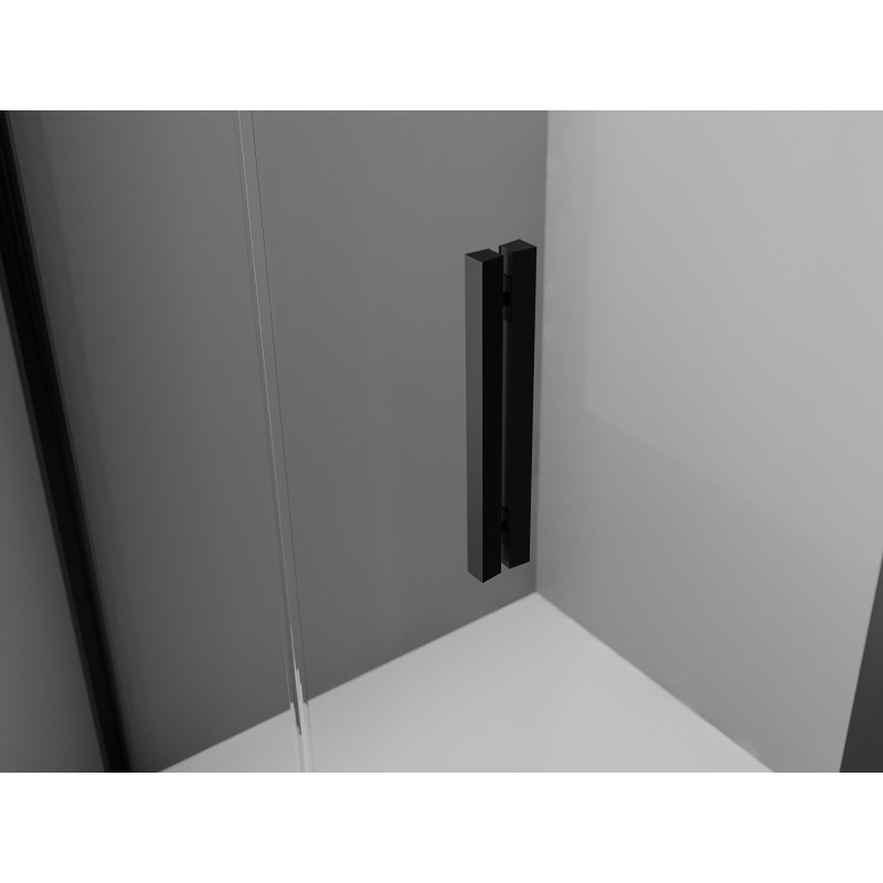 Mexen Exo-F kabina prysznicowa składana 90 x 70 cm, transparent, czarna - 816-090-070-70-00