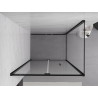 Mexen Exo-F kabina prysznicowa składana 80 x 75 cm, transparent, czarna - 816-080-075-70-00