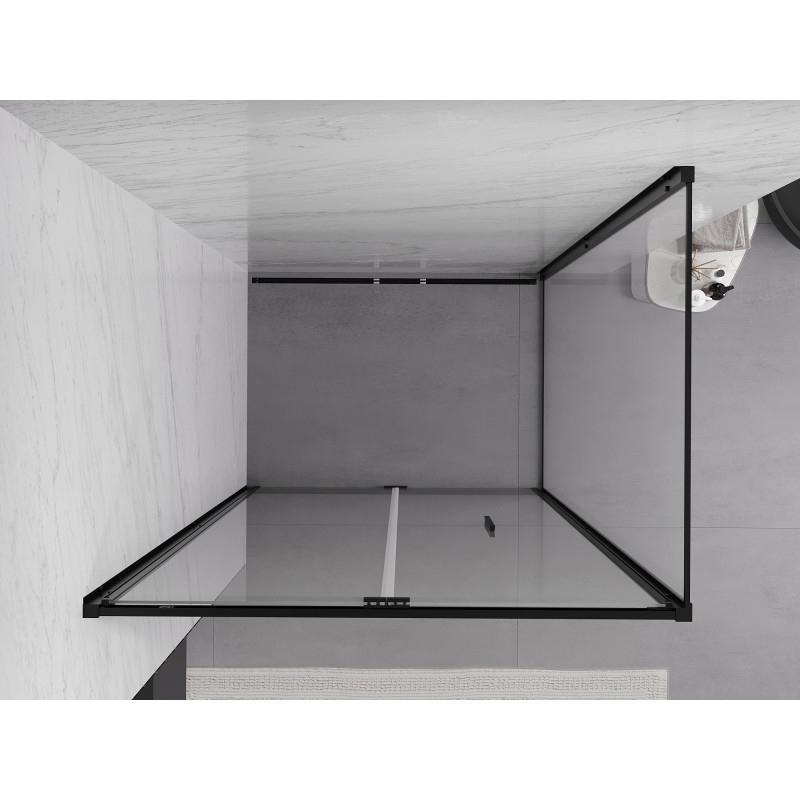Mexen Exo kabina prysznicowa składana 75 x 95 cm, transparent, czarna - 816-075-095-70-00