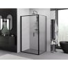Mexen Exo kabina prysznicowa składana 100 x 95 cm, transparent, czarna - 816-100-095-70-00