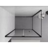 Mexen Exo kabina prysznicowa składana 100 x 95 cm, transparent, czarna - 816-100-095-70-00