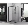 Mexen Exo-F kabina prysznicowa składana 85 x 100 cm, transparent, czarna - 816-085-100-70-00