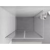 Mexen Exo kabina prysznicowa uchylna 80 x 85 cm, transparent, chrom - 814-080-085-01-00