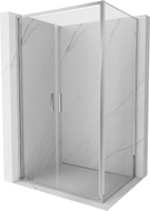 Mexen Exo-B Duo kabina prysznicowa uchylna 100 x 85 cm, transparent, chrom - 814-100-085-01-00