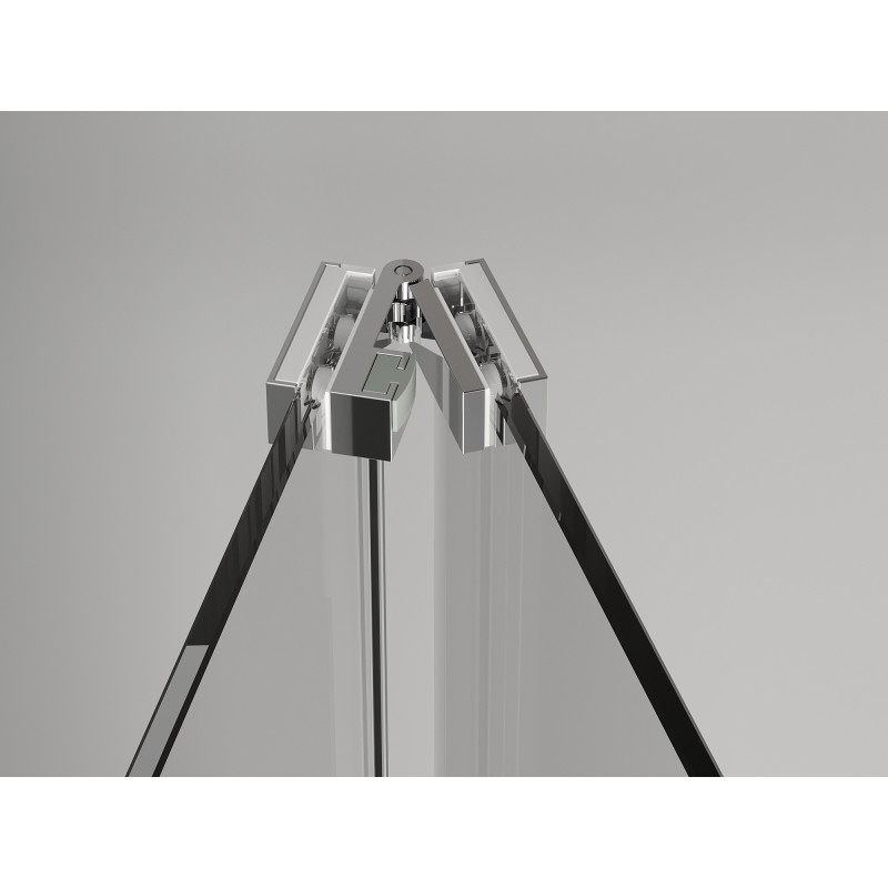 Mexen Exo-F drzwi prysznicowe składane 85 cm, transparent, chrom - 816-085-000-01-00