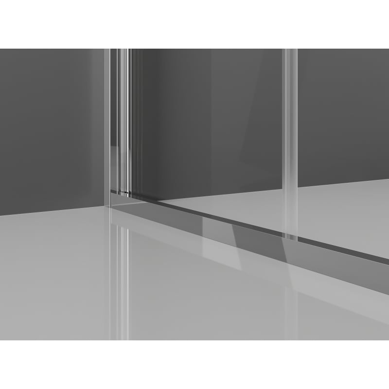 Mexen Exo drzwi prysznicowe składane 100 cm, transparent, chrom - 816-100-000-01-00