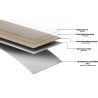Mexen Portland panele winylowe 1227 x 187 mm LVT Dryback 2,5 mm, podkład PVC, 4 V-Fuga, Orzech - F1371-1227-187-255-4V1-01