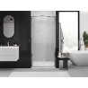 Mexen Exo-B Duo drzwi prysznicowe podwójne uchylne 90 cm, transparent, chrom - 814-090-000-01-00