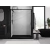Mexen Exo drzwi prysznicowe uchylne 140 cm, transparent, czarne - 819-140-000-70-00