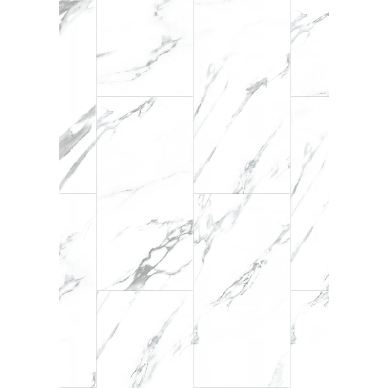 Mexen Glacier White panele winylowe 610 x 305 mm LVT Dryback 2,5 mm, podkład, 4 V-Fuga, Jazz White - F1451-0610-305-255-4V1-01