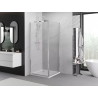 Mexen Exo-B kabina prysznicowa uchylna 80 x 80 cm, transparent, chrom - 817-080-080-01-00