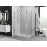 Mexen Exo-B kabina prysznicowa uchylna 100 x 70 cm, transparent, chrom - 817-100-070-01-00