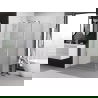 Mexen Exo kabina prysznicowa uchylna 90 x 80 cm, transparent, chrom - 817-090-080-01-00