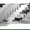 Mexen Exo kabina prysznicowa uchylna 90 x 80 cm, transparent, chrom - 817-090-080-01-00