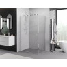 Mexen Exo-B kabina prysznicowa uchylna 90 x 85 cm, transparent, chrom - 817-090-085-01-00