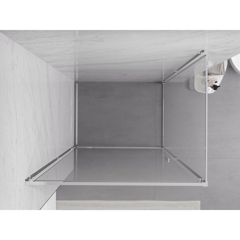 Mexen Exo-B kabina prysznicowa uchylna 95 x 85 cm, transparent, chrom - 817-095-085-01-00