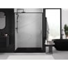 Mexen Exo drzwi prysznicowe rozsuwane 130 cm, transparent, czarne - 8151-130-000-70-00