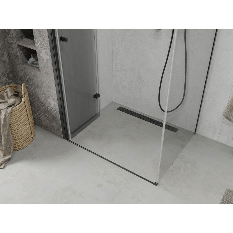 Mexen Lima kabina prysznicowa składana 70 x 110 cm, transparent, czarna - 856-070-110-70-00