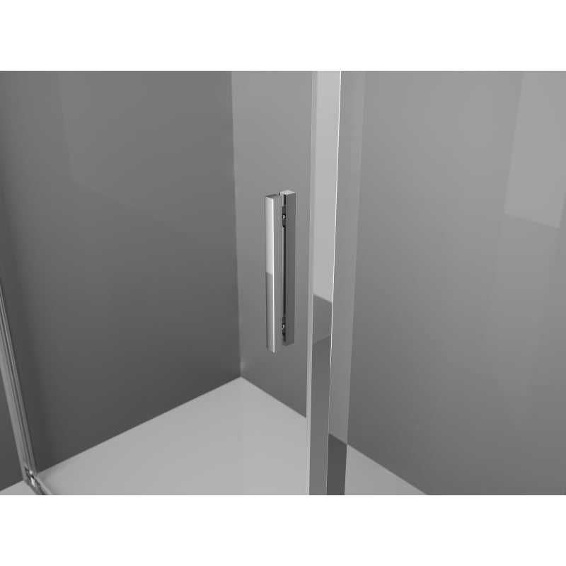 Mexen Exo kabina prysznicowa uchylna 75 x 95 cm, transparent, chrom - 817-075-095-01-00