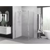 Mexen Exo kabina prysznicowa uchylna 95 x 100 cm, transparent, chrom - 817-095-100-01-00