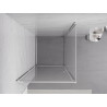 Mexen Exo-B kabina prysznicowa uchylna 85 x 85 cm, transparent, chrom - 817-085-085-01-00