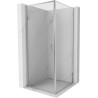 Mexen Exo-B kabina prysznicowa uchylna 75 x 75 cm, transparent, chrom - 817-075-075-01-00