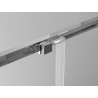 Mexen Exo-S Duo drzwi prysznicowe podwójne rozsuwane 140 cm, transparent, chrom - 8152-140-000-01-00