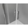 Mexen Exo drzwi prysznicowe podwójne rozsuwane 150 cm, transparent, chrom - 8152-150-000-01-00