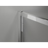 Mexen Exo-S Duo drzwi prysznicowe podwójne rozsuwane 200 cm, transparent, chrom - 8152-200-000-01-00