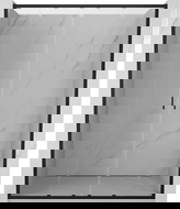 Mexen Exo drzwi prysznicowe podwójne rozsuwane 130 cm, transparent, czarne - 8152-130-000-70-00