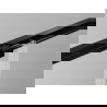 Mexen Exo drzwi prysznicowe podwójne rozsuwane 150 cm, transparent, czarne - 8152-150-000-70-00