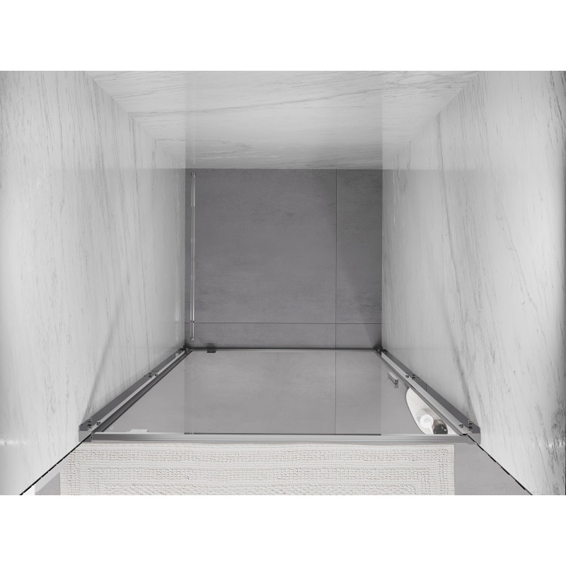 Mexen Exo-BR drzwi prysznicowe uchylne 95 cm, transparent, chrom - 8181-095-000-01-00