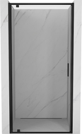 Mexen Exo-BR drzwi prysznicowe uchylne 65 cm, transparent, czarne - 8181-065-000-70-00