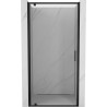 Mexen Exo-BR drzwi prysznicowe uchylne 85 cm, transparent, czarne - 8181-085-000-70-00