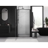 Mexen Exo-BR drzwi prysznicowe uchylne 100 cm, transparent, czarne - 8181-100-000-70-00
