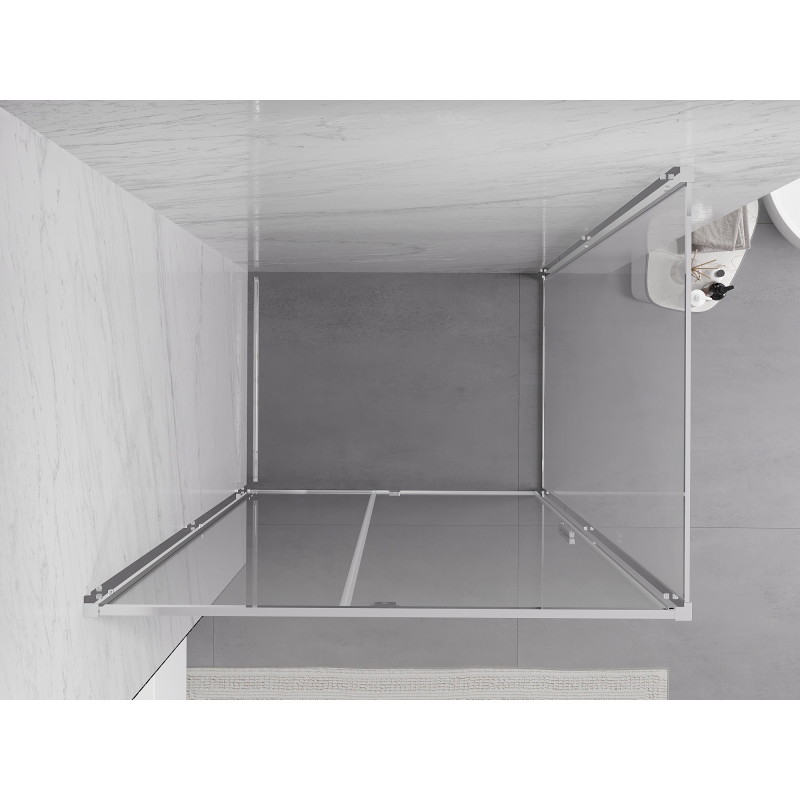 Mexen Exo-R kabina prysznicowa uchylna 130 x 70 cm, transparent, chrom - 819-130-070-01-00