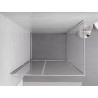 Mexen Exo-R kabina prysznicowa uchylna 140 x 70 cm, transparent, chrom - 819-140-070-01-00