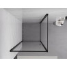 Mexen Exo-B kabina prysznicowa uchylna 95 x 95 cm, transparent, czarna - 817-095-095-70-00
