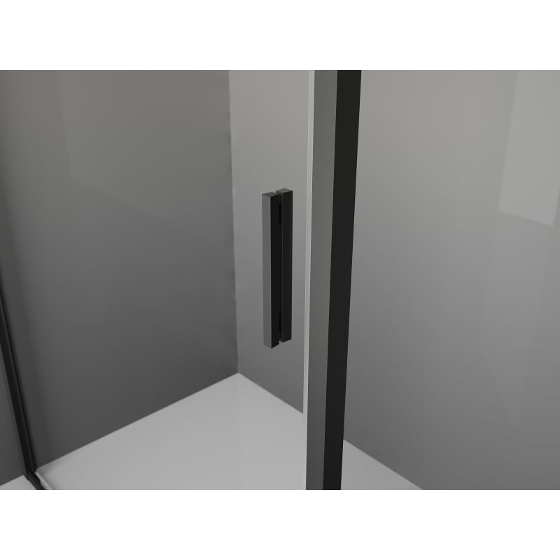 Mexen Exo kabina prysznicowa uchylna 90 x 70 cm, transparent, czarna - 817-090-070-70-00