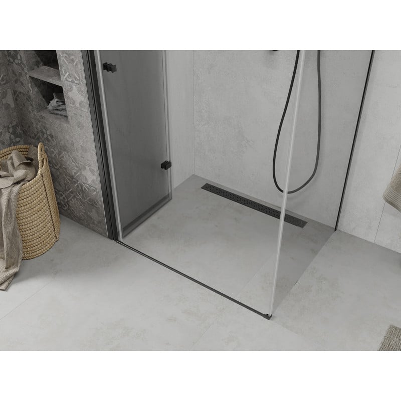 Mexen Lima kabina prysznicowa składana 90 x 120 cm, transparent, czarna - 856-090-120-70-00