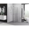 Mexen Exo-S kabina prysznicowa rozsuwana 100 x 100 cm, transparent, chrom - 8151-100-100-01-00