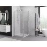 Mexen Exo-S kabina prysznicowa rozsuwana 100 x 100 cm, transparent, chrom - 8151-100-100-01-00