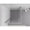 Mexen Exo kabina prysznicowa rozsuwana 100 x 100 cm, transparent, chrom - 8151-100-100-01-00